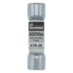 Eaton Bussmann FUSE MIDGET FAST ACTING 20A 600V 13/32X1-1/2" | EWEL
